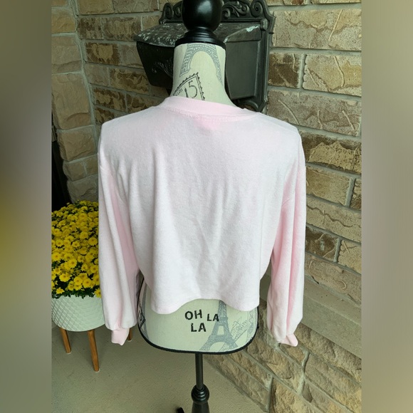 STONEY CLOVER LANE X TARGET Light Pink Sweater Terry Cloth Women’s Size SM/MED - Picture 12 of 12